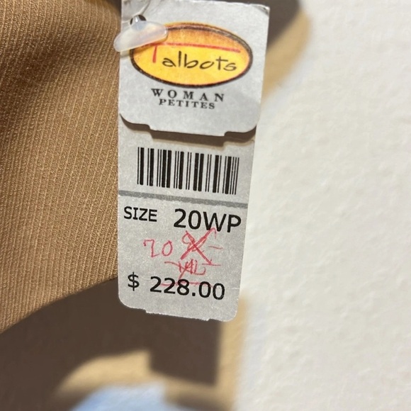 Talbots Vintage Wool Business Blazer Jacket Minimalist 20W Petite Made In Japan - Picture 7 of 11